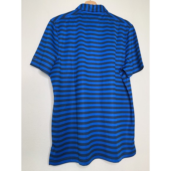 Oakley Mens Step Shade Stripe Performance Polo Ozone Size Small NWT - Picture 5 of 12
